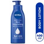 Nivea Nourishing Body Lotion, Almond Oil & Vitamin E, Extra Dry Skin, 400 ml