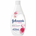 Johnson's Body Lotion Vita-Rich, Soothing Rose Water, 400 ml