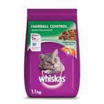 Whiskas Cat Food Hairball Control Chicken And Tuna 1+ 1.1kg