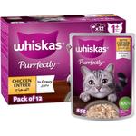 Whiskas Perfectly Chicken Wet Cat Food 12×85g