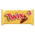 Twix Original Chocolate Bar, 2 Bars, Pack of 5x46g