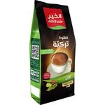 الخير قهوة تركي غامقة بالهيل 400 جم