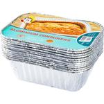 Plastinet Aluminum Container Rectangular XX-Small #140 12pcs