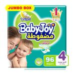 بيبي جوي حفائظ صندوق جامبو مقاس (4 كبير) 96 حبة