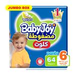 بيبي جوي حفائظ سروال صندوق جامبو مقاس (6 XXL) 64 حبة