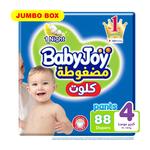 بيبي جوي حفائظ سروال صندوق جامبو مقاس (4 كبير) 88 حبة