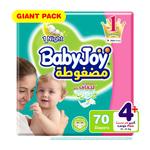 بيبي جوي حفائظ مقاس (4 كبير) 70 حبة