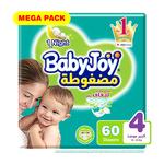 Babyjoy Diapers Mega Pack Size ( 4 Large)  60 Pcs