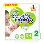 Babyjoy Diapers Mega Pack Size (2 Small) 84pcs