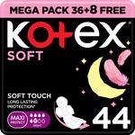 Kotex Maxi Soft Night 36+8 Pads