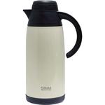 Shaha Stainless Steel Vacuum Flask 1.1L Cream Brown
