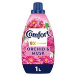 Comfort Concentrated Fabric Softener, Orchid & Musk, 1 L