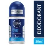Nivea MEN Fresh Active, Antiperspirant, Fresh Scent, Roll-on 50 ml