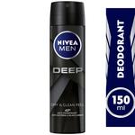 Nivea MEN DEEP Dry & Clean Feel, Antiperspirant , Antibacterial, Spray 150 ml