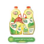 عافية زيت ذرة (2×1.5 لتر + 2×500 مل) 4 لتر