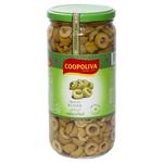 Coopoliva Green Olives Sliced 360g