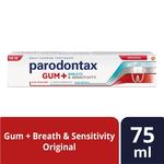 Parodontax Toothpaste Gum + Breath & Sensitivity Original 75ml