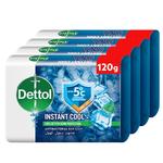 ديتول صابون كول بار برائحة المنثول والأوكالبتوس 120 غرام × 4