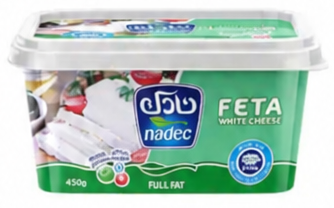 Nadec White Full Fat Feta Cheese 450g