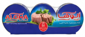 ألوها تونا لحم خفيف ٣ × ١٨٥ جرام