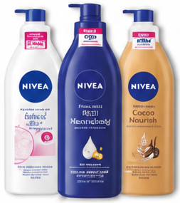 Nivea Cocoa Butter Body Lotion, Vitamin E, Dry Skin, 625 ml