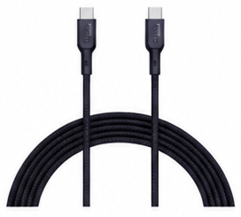 AUKEY Nylon MFI Cable USB-C Lightning 1m Black