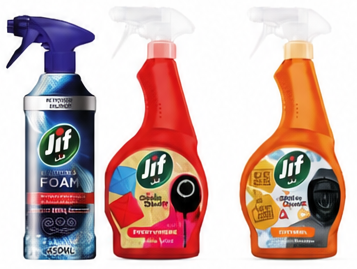 Jif Hygienic Foam Kitchen Spray Ocean Breeze 450ml