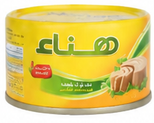 هناء لحم تونا خفيف بزيت دوار الشمس 95 جرام