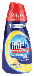 Finish All in One Max Concentrated Dishwasher Gel, Lemon Sparkle, 650ml
