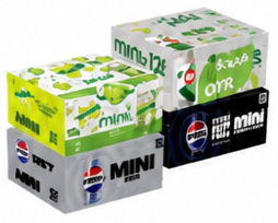 Pepsi Diet Zero Mirinda Citrus Sugar Free Carbonated Drink 12 pc 150 ml