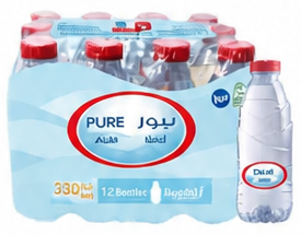 مياه بيور أكوا 12 × 330 مل