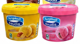 Saudia Ice Cream Mixed Flavors 1 LTR