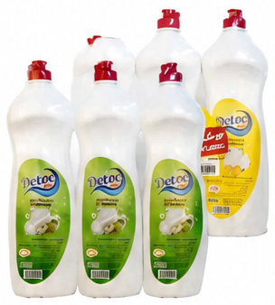 Detoc Dishwash Liquid Lemon/Apple 3x1 Ltr