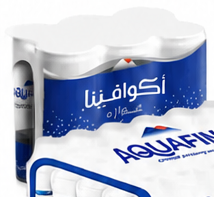 مياه اكوافينا فوارة 6 حبة 250 مل