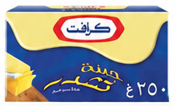 جبن كرافت شيدر 250 جرام