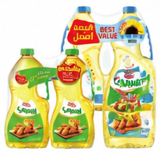 زيت العربي نباتي أو شمس دوار الشمس 2 × 1.5 لتر