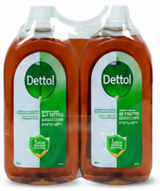 Dettol Antiseptic Antibacterial Disinfectant Liquid, 1Lx2
