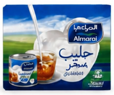 حليب مبخر المراعي كامل الدسم 6 × 170 جم
