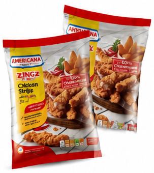 Americana Chicken Strips Spicy 750gm