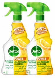 Dettol All Purpose Cleaner Spray Bottle, Lemon Scent, 500ml