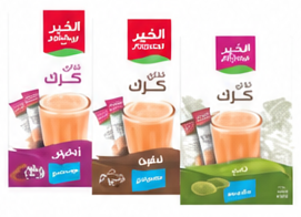 الخير قهوة شاي كرك بالهيل خالي من السكر 12 * 15 جرام