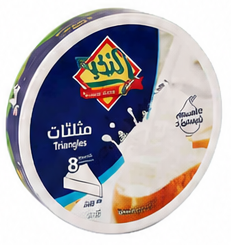 النخبة جبن مثلثات ٨ قطع ١١٢ جرام