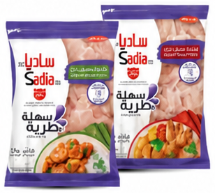 ساديا دجاج مكعبات صدور متوسطة الحجم 1.5 كجم