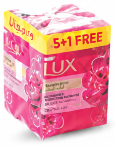 Lux Glowing Violets Soap Bar 170g (5+1 Free)