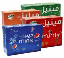 Pepsi / 7Up / Mirinda Orange / Shani 12 x 150 ml