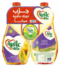 عافية زيت ذرة بلس 1.5 لتر 2 حبة