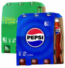بيبسي | سفن أب | ميريندا مشروب غازي ٢٥٠ مل ٦ حبة