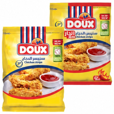 Doux Chicken Strips Plain or Hot 700g