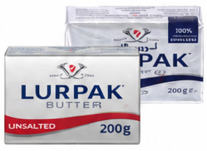 Lurpak Butter Unsalted or Salted 200g