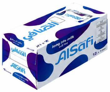 Al Safi Full Fat Milk Multi Pack 12x1l